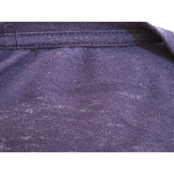 VTG Space Jam T Shirt 90s Mens Med Long Sleeve Navy Looney Tunes Jordan Bugs Taz - Picture 5 of 6